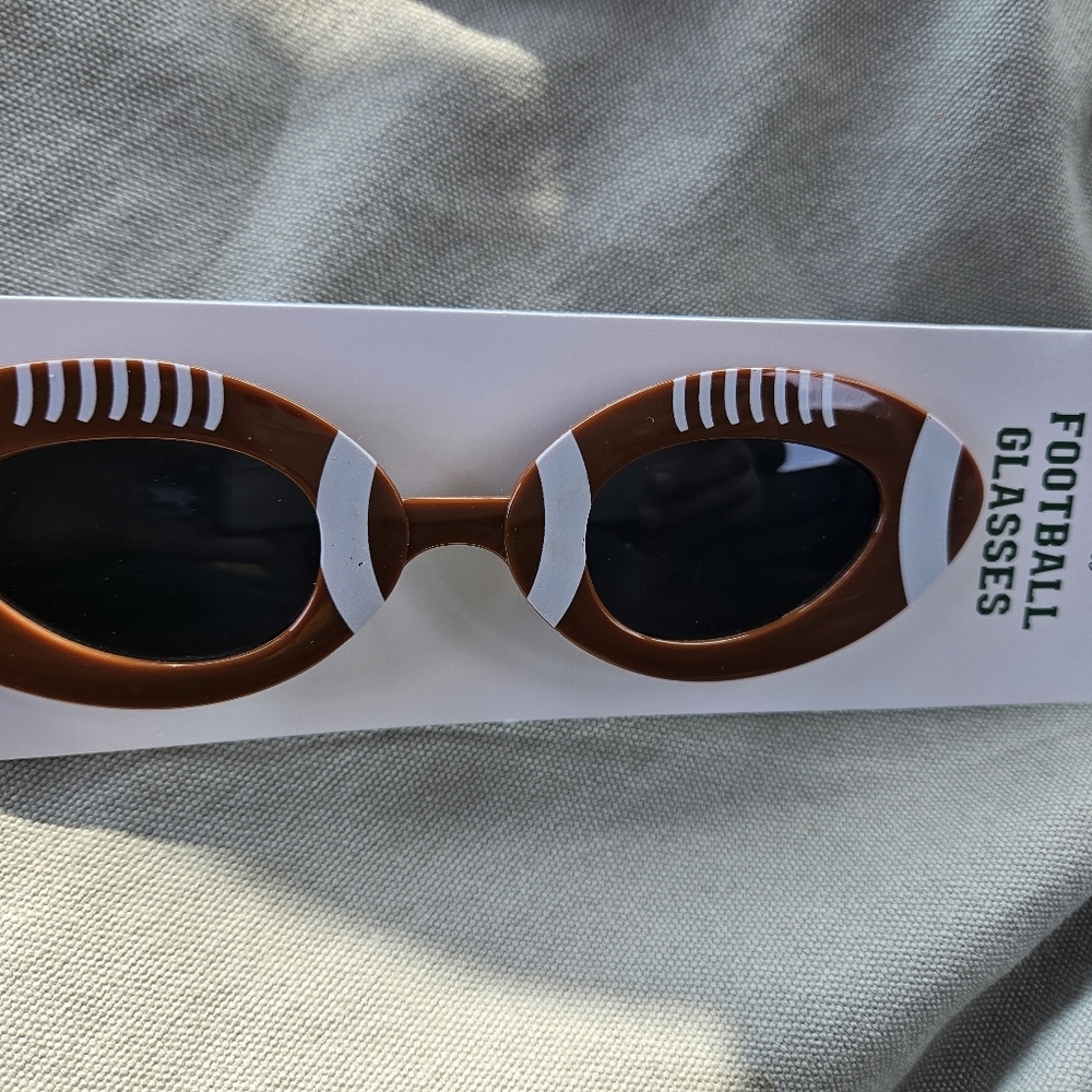 football shaped adult sunglasses